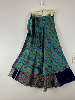 Reversible Maxi Wrap Skirt